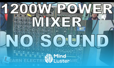 Studiomaster Powerhouse Horizon 1208 1200W Powered Mixer No Audio Output LER 070