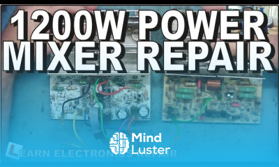 Powerhouse Horizon 1208 1200W Amplified PA Mixer Repair No Output on One Channel LER 136