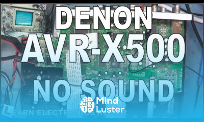 LER 201 Denon AVR 500X Amplifier No Sound Output