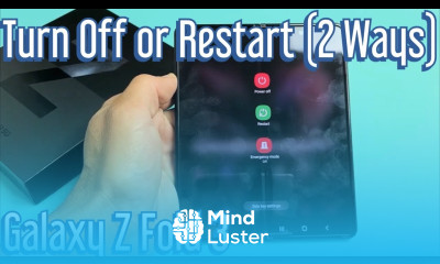 Galaxy Z Fold 3 How to Turn Off Restart 2 Ways