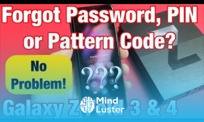 Galaxy Z Fold 3 4 Forgot Password PIN Pattern Watch This