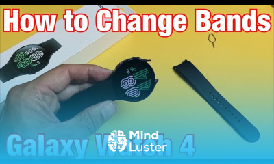 Galaxy Watch 4 How to Change Bands Straps