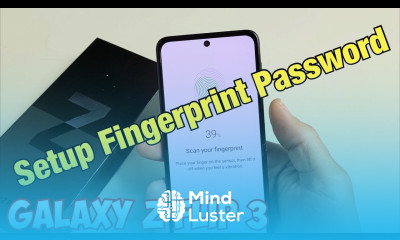 Galaxy Z Flip 3 How to Setup Fingerprint Password