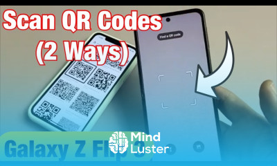 Galaxy Z Flip 3 How to Scan QR Codes 2 Ways