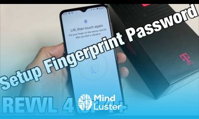 T Mobile REVVL 4 4 How to Setup a Fingerprint Password
