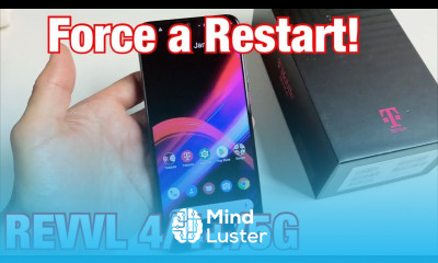 T Mobile REVVL 4 4 5G How to Force a Restart Forced Restart