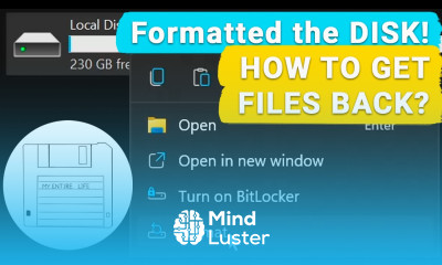  How to Recover Data After Formatting a Hard Disk USB Drive or a Memory Card 
