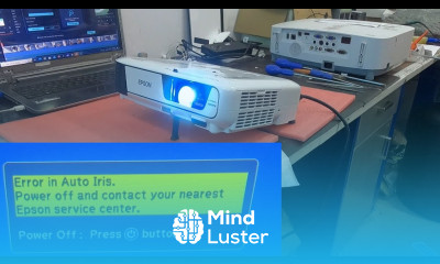 Epson EB W31 Error in Auto Iris Repair