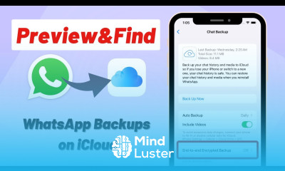 How to Access WhatsApp Backup on iCloud Find WhatsApp Backup on iCloud in An Easy Way