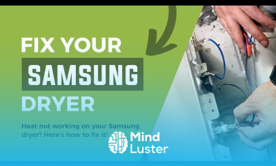 Samsung Dryer Repair No Heat Heating Element Replacement DC97 14486A