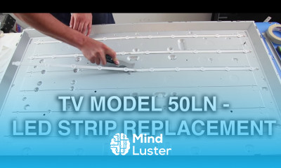 LG 50LN LED Strip Replacement Tutorial How to Replace the LED Strips No Backlights