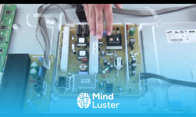 Plasma TV Repair No Image No Picture on TV Screen How to Replace Power Supply Board