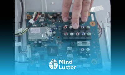 TV LCD Reparacion general de la Placa Principal TV tiene audio pero no video subtítulos en español