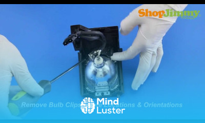 Cómo reemplazar una lámpara Mitsubishi DLP común 915B403001