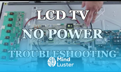 LCD TV Repair No Power Power Supply Common Symptoms Solutions How to Replace Power Supply