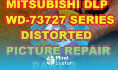 Part 2 Mitsubishi WD 73727 DLP Color Distortion Distorted Fix Repair V28 V29 V30 V31 Chassis