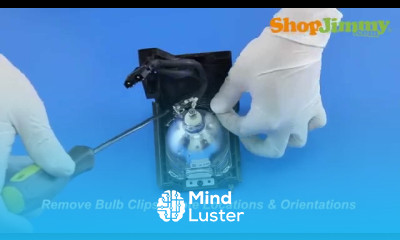 Replacing a Mitsubishi DLP TV Lamp 915B403001 Bulb Lamp How to Repair DLP TVs