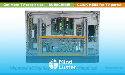 LG Plasma TV Repair 6871QCH077C Main Logic CTRL Boards Replacement Guide