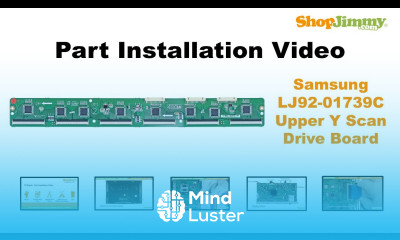 Samsung LJ92 01739C Upper Y Scan Drive Boards Replacement Guide for Plasma TV Repair