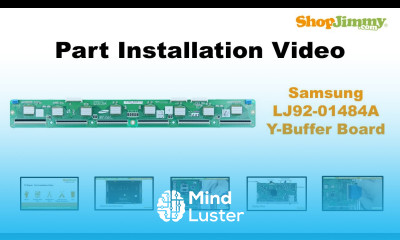 Samsung Y Buffer Boards Replacement Guide for LJ92 01484A Plasma TV Repair