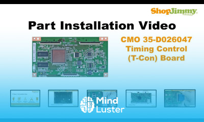 CMO 35 D026047 Timing Control T Con Boards Replacement Guide for LCD TV Repair