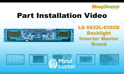 Simple LG 6632L 0392D Backlight Inverter Master Boards Replacement Guide for LCD TV Repair