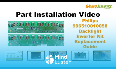 LCD TV Repair Philips 996510010058 Backlight Inverter Kit Replacement Guide
