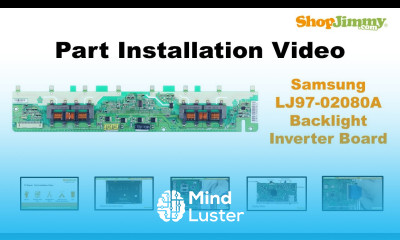 Samsung LJ97 02080A Backlight Inverter Boards Replacement Guide for LCD TV Repair