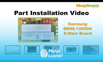Samsung X Main Boards Replacement Guide for Plasma TV Repair