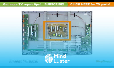 NO POWER TV REPAIR Panasonic N0AB5JK00001 Plasma TV Repair Tips P Boards Power Supply Unit Boards