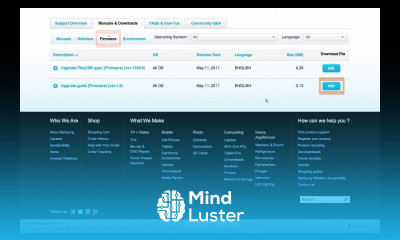 How to Download Samsung Upgrade Firmware After TV Repair Board Replacement Plasma LCD LED