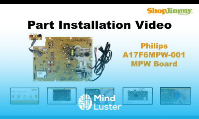 LCD TV Repair Philips A17F6MPW 001 MPW Boards Replacement Guide for Philips 32PFL3506 F7