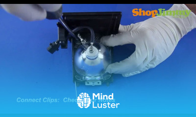 Save Money How to Replace a Mitsubishi DLP Lamp 915B455011