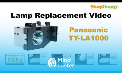 Panasonic DLP TV Repair Replacing Installing TY LA1000 DLP Lamp How to Fix DLP TVs