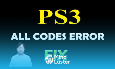 MOST COMMON PS3 CODE ERROR With Detail 2018