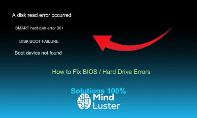 How to Fix Disk Boot Failure SMART Hard Disk Error Disk Read Error Boot device not found