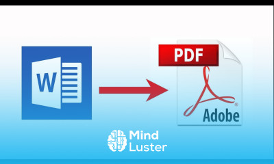 How to Convert Word DOCX files to PDF Very Easiest way