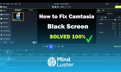Fix Black Screen problem No video show Camtasia 9