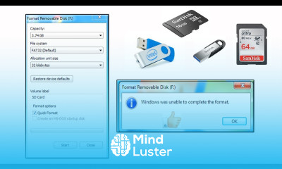 How to fix Windows was unable to complete format quick solution