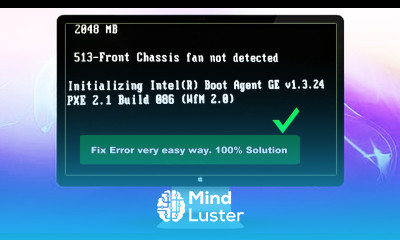 513 front chassis fan not detected Error Solved 100