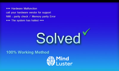 Luster Pc Problem Learn The System Has Halted Problem Solution All HP system - Mind Luster