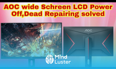 How to Fix Dead AOC wide Schreen monitor LCD Power Off dead problem solved