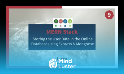 Learn to Store User Data in Online Database with Express Mongoose MERN Series Lect 8 MERN