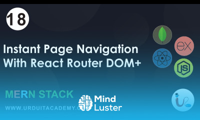 Lecture 18 Open New Page Without Reloading or Refresh the Page with REACT ROUTER DOM MERN Stack
