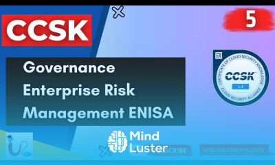 Lecture 5 Governance and Enterprise Risk Management ENISA CCSK Cloud Computing