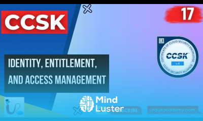 Lecture 17 Identity Entitlement and Access Management in Cloud Computing CCSK