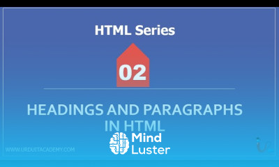 HTML series Lecture 2 Headings and paragraphs in Html