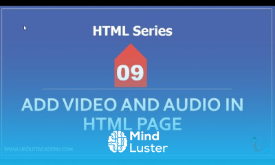 HTML series Lecture 9 Add Video and Audio in HTML page