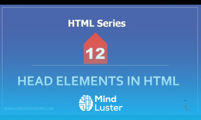 HTML series Lecture 12 Head Elements in HTML