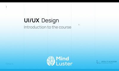 Learn UI UX Design Lecture 1 Intro to UIUX Course - Mind Luster
